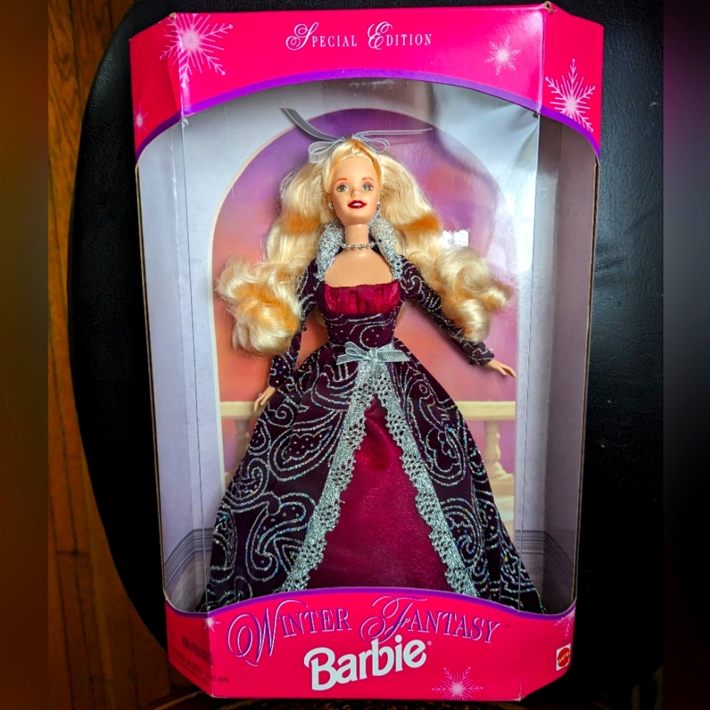 1996 Mattel Winter Fantasy Barbie Special Edition Mattel # 17249 NRFB NEW IN BOX